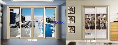 Residential Series Solid Aluminum Sliding Doors With Smooth Push Feeling