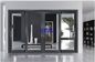 Pintu Geser Kayu Butir Warna Aluminium Untuk Rumah Mewah
