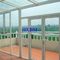 Warna Butir Kayu Jendela UPVC Dan Pintu Tahan Api Untuk Desainer Bangunan